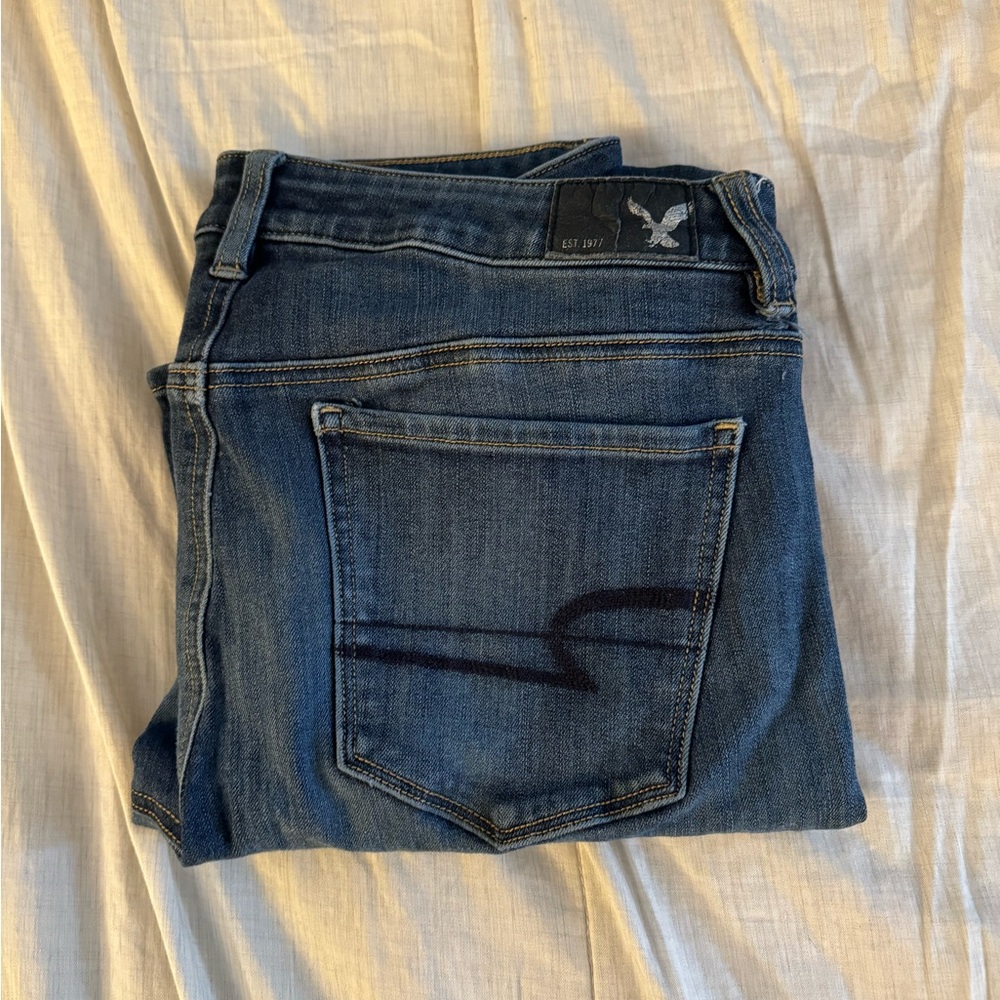 American Eagle High Rise Jegging Size 8 Long EUC